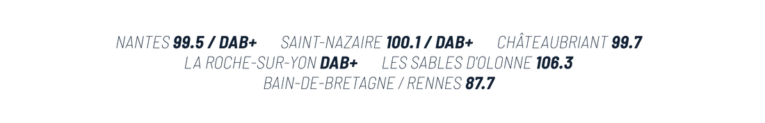 TOUTES LES FRÉQUENCES RCA